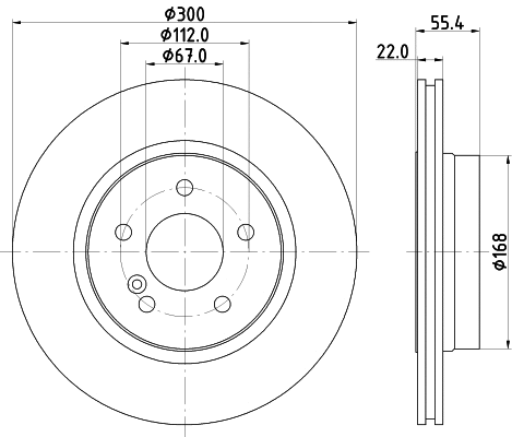 Brake Disc (8DD 355 111-852)