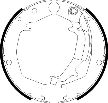 Brake Shoe Set, parking brake