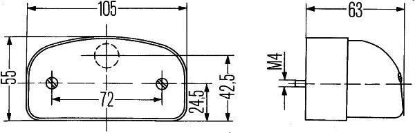 Licence Plate Light (2KA 001 386-281)