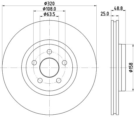 Brake Disc (8DD 355 133-561)