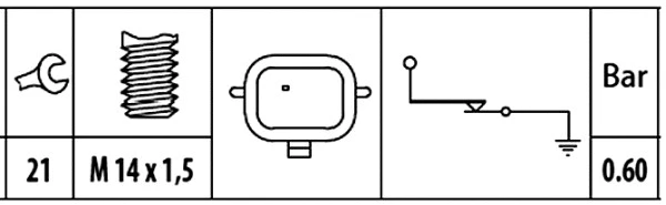 Oil Pressure Switch (6ZL 003 259-401)