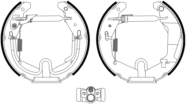 Brake Shoe Set (8DB 355 022-981)