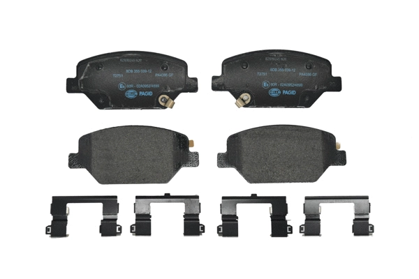 Brake Pad Set, disc brake (8DB 355 039-121)