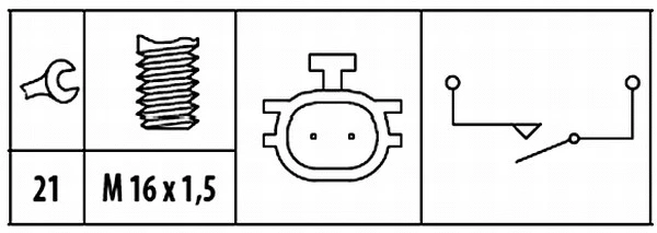 Switch, reverse light (6ZF 181 612-061)