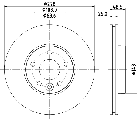 Brake Disc (8DD 355 126-561)