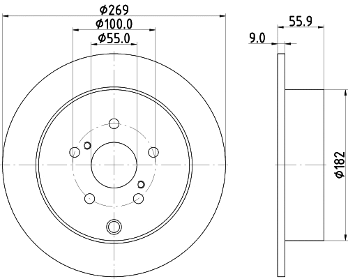 Brake Disc (8DD 355 114-891)
