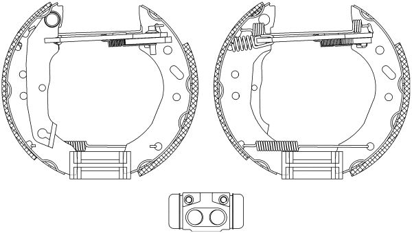 Brake Shoe Set (8DB 355 005-011)