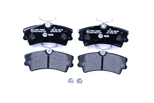 Brake Pad Set, disc brake (8DB 355 006-821)