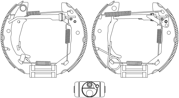 Brake Shoe Set (8DB 355 004-521)