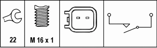 Switch, reverse light (6ZF 010 965-051)