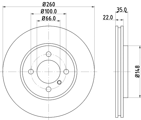 Brake Disc (8DD 355 100-652)