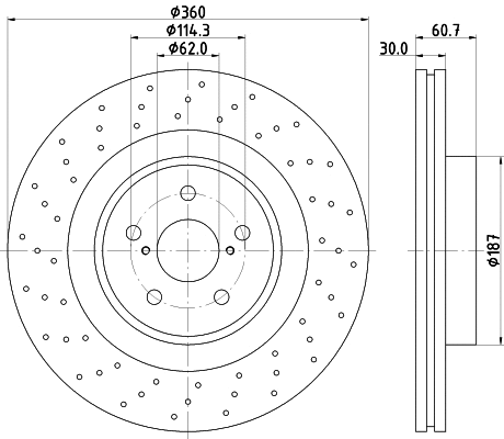Brake Disc (8DD 355 129-851)