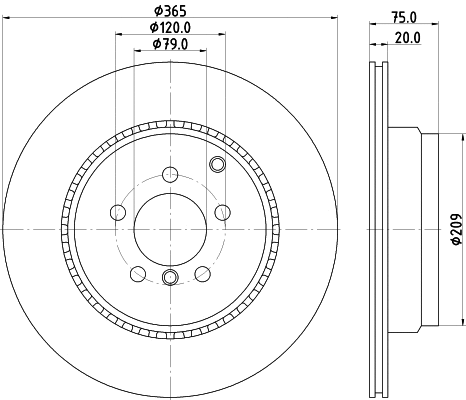Brake Disc (8DD 355 116-961)