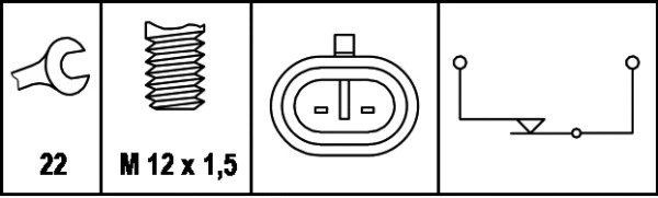Switch, reverse light (6LF 007 356-001)