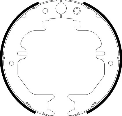 Brake Shoe Set, parking brake
