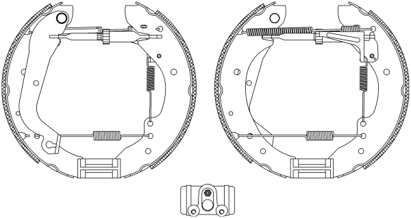 Brake Shoe Set (8DB 355 004-171)