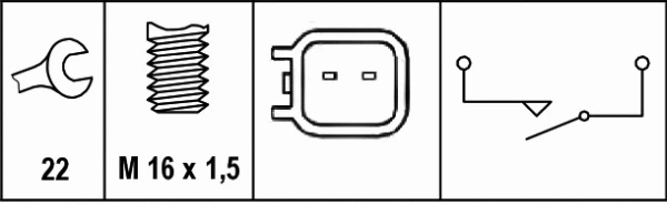 Switch, reverse light (6ZF 010 965-031)