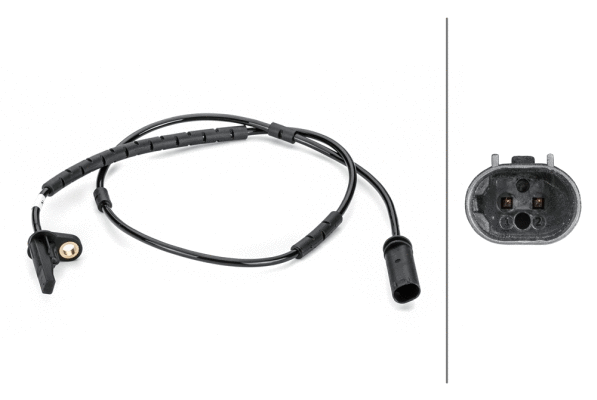 Sensor, wheel speed (6PU 012 806-431)
