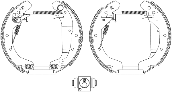Brake Shoe Set (8DB 355 022-671)