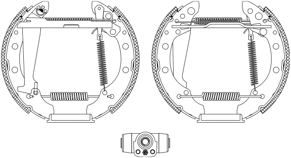 Brake Shoe Set (8DB 355 004-051)