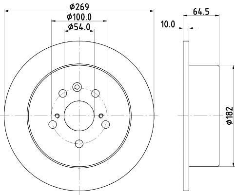 Brake Disc (8DD 355 104-061)