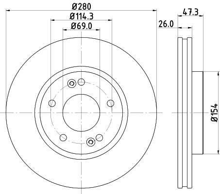 Brake Disc (8DD 355 120-141)