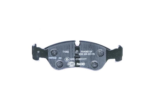 Brake Pad Set, disc brake (8DB 355 007-761)