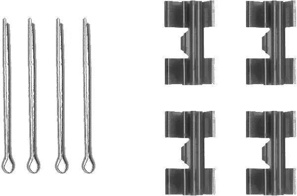 Accessory Kit, disc brake pad (8DZ 355 203-451)