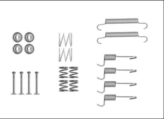 Accessory Kit, parking brake shoes (8DZ 355 205-931)