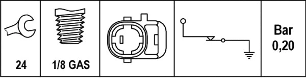 Oil Pressure Switch (6ZL 003 259-511)