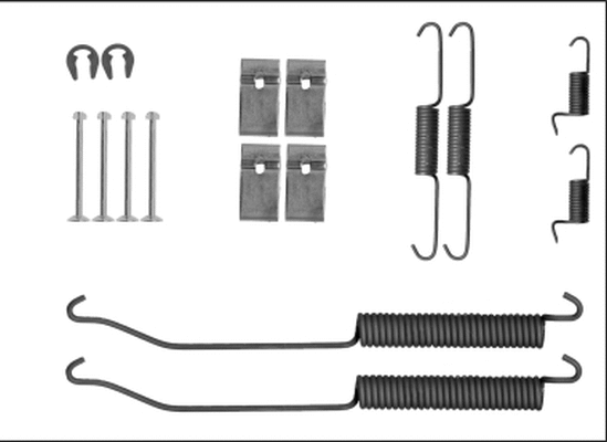 Accessory Kit, brake shoes (8DZ 355 205-871)