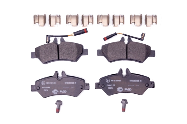 Brake Pad Set, disc brake (8DB 355 005-351)
