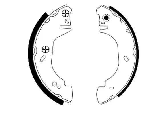 Brake Shoe Set (8DB 355 003-231)
