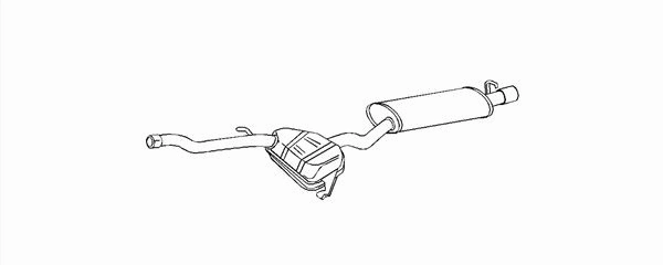 Rear Muffler (8LD 366 028-811)