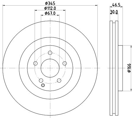 Brake Disc (8DD 355 110-112)