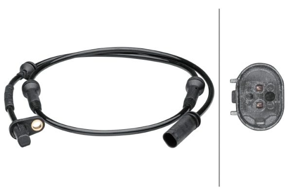 Sensor, wheel speed (6PU 012 679-371)