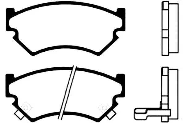 Brake Pad Set, disc brake (BP-8006)
