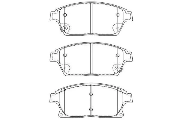 Brake Pad Set, disc brake (BP-1020)