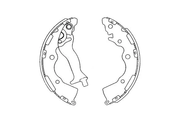 Brake Shoe Set (KBS-4405)