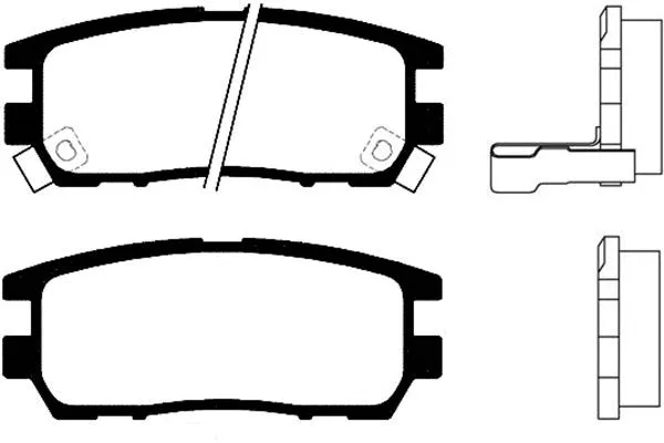 Brake Pad Set, disc brake (BP-5513)