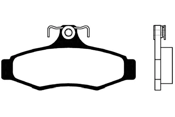 Brake Pad Set, disc brake (BP-1005)