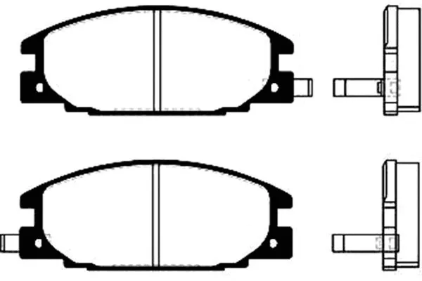 Brake Pad Set, disc brake (BP-3500)