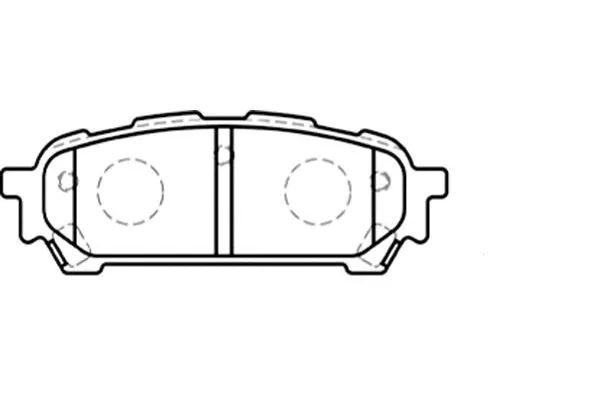 Brake Pad Set, disc brake (BP-8019)