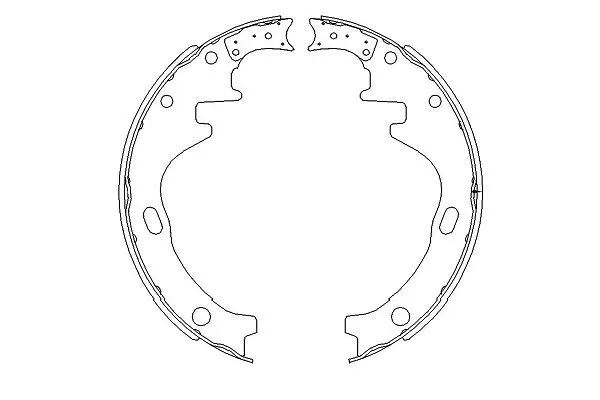 Brake Shoe Set (KBS-7412)