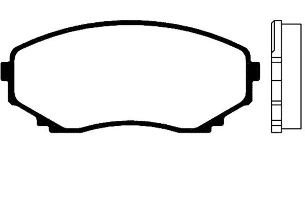 Brake Pad Set, disc brake (BP-4524)