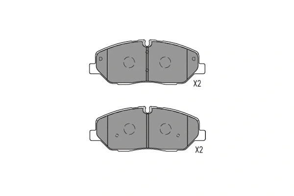 Brake Pad Set, disc brake (KBP-3057)
