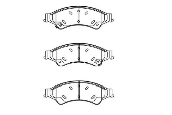 Brake Pad Set, disc brake (BP-4583)