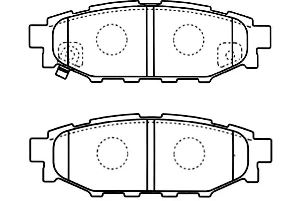 Brake Pad Set, disc brake (BP-8021)