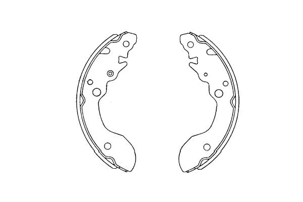 Brake Shoe Set (KBS-8912)