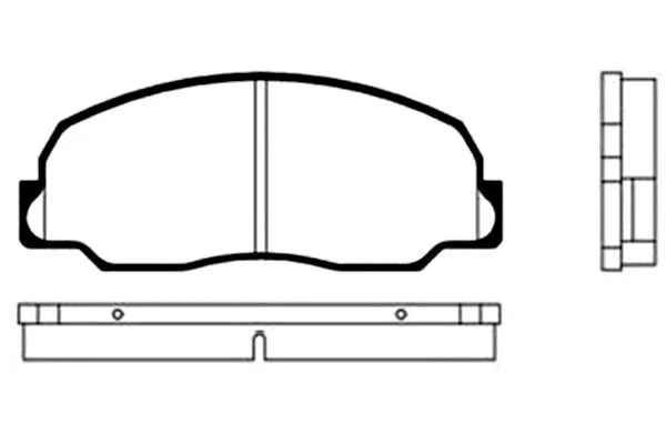 Brake Pad Set, disc brake (BP-1502)